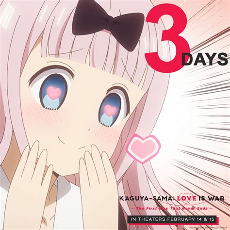 Aincrad News On Twitter MORE DAYS Are You Excited To See Kaguya Sama Love Is War The