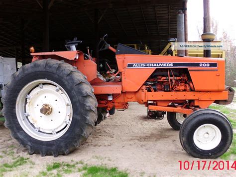 1972 Allis Chalmers 200 Tractor 93 Pto Hp