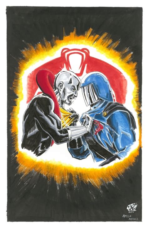 G I Joe Destro Vs Cobra Commander In Jason Larouche The Art Of JML S Marvel Comics Gallery