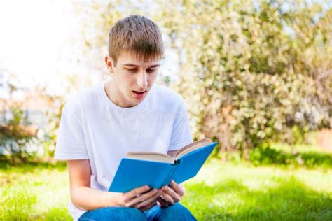 Young Man Read A Book Stock Image Image Of Calm Rest 117551747