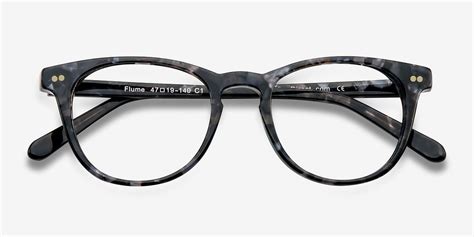 Flume Round Gray And Floral Full Rim Eyeglasses Eyebuydirect Hipster Glasses Eyebuydirect
