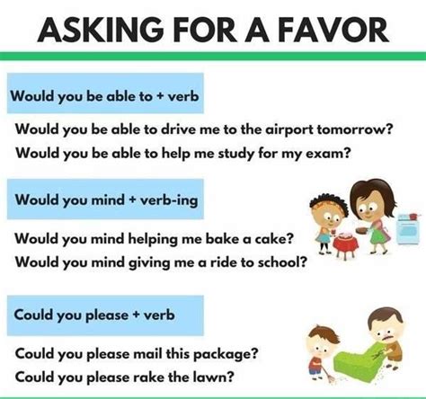 Useful Expressions To Ask For A Favour Learnenglish