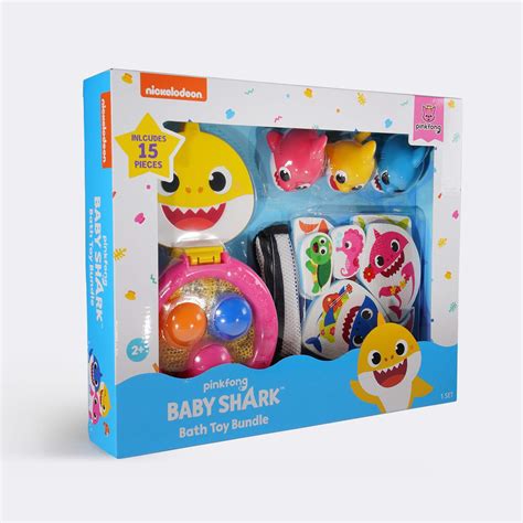 Wowwee Pinkfong Baby Shark Official Bath Toy Bundle Amazon Exclusive