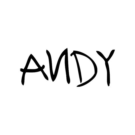 18375cm Toy Story Andy Signature Lovely Vinyl Car Styling Stickers