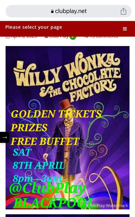 Swingers Planning Willy Wonka Themed Orgy With Golden Tickets And Fancy