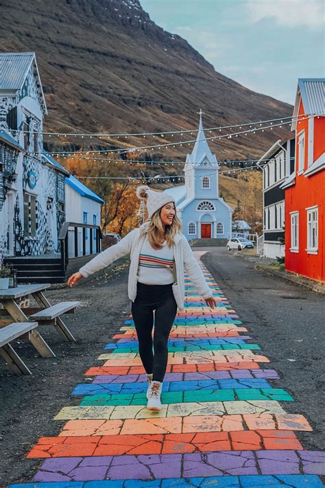 Rainbow Steps In Seydisfjordur Iceland Where To Travel In Iceland