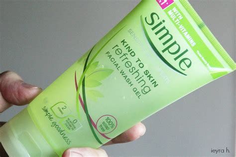Review Simple Skincare Kind To Skin Refreshing Facial Wash Gel Ieyra H