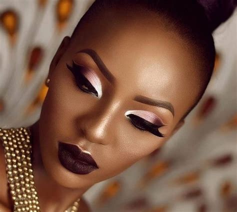 Pin By Chevela Brown On Make Up And Nails In 2020 With Images Makeup For Black Women Lip