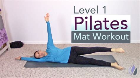 Level Pilates Mat Class Minute Pilates Workout At Home Youtube