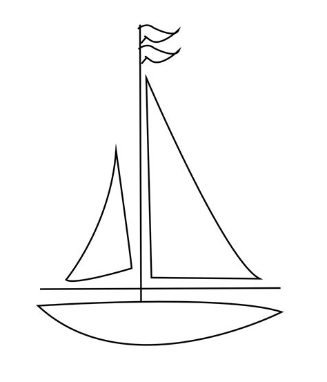 37 Segelboot Zum Ausmalen