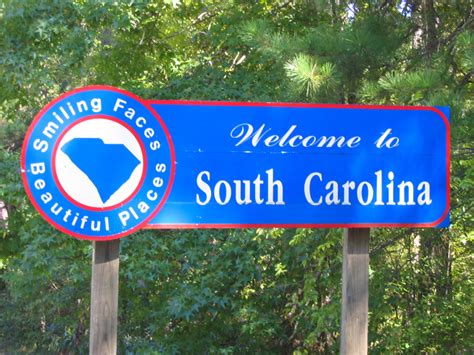 Usa Welcome Signs South Carolina Wheelmen