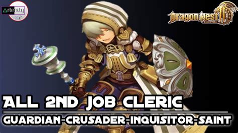 All Cleric Classes 2nd Job Dragon Nest 2 Evolution All Cleric Skills