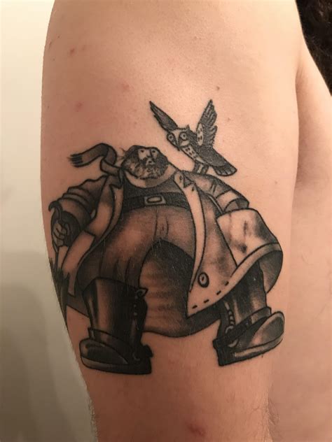 My Hagrid Tattoo Is Finally Healed Rharrypotter