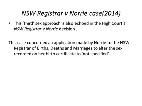 Australia Australian Human Rights Commission In Their 2009 Sex Files Report Recommended That A