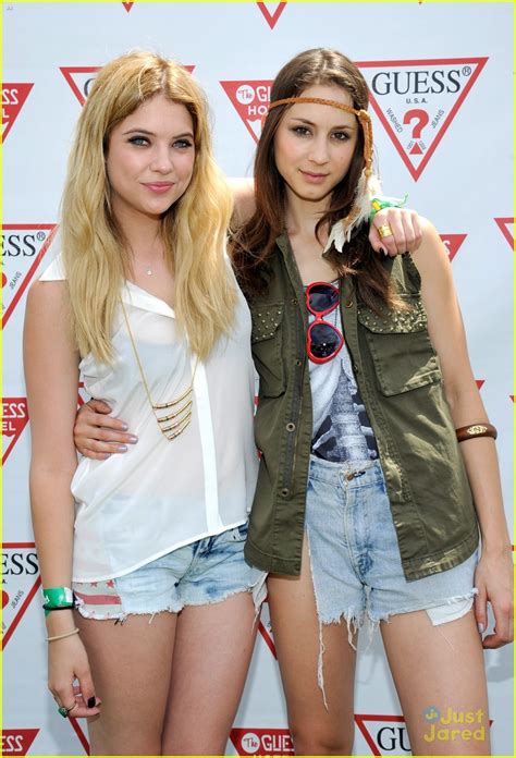 Ashley Benson And Troian Bellisario Guess Pool Party Pair Photo 552284 Photo Gallery Just