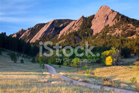 Path To Boulder Colorado Flatirons Stock Photo Royalty Free Freeimages