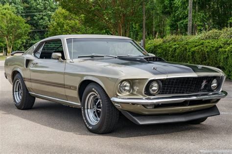For Sale 1969 Ford Mustang Mach 1 Lime Gold 351ci V8 3 Speed