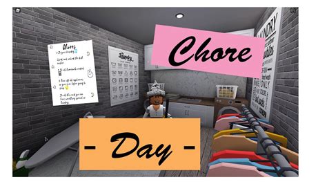 Chores Day Roblox Bloxburg Roleplay Youtube