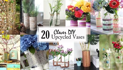 Clever Diy Upcycled Vases Planter Table Patio Table Upcycle Decor
