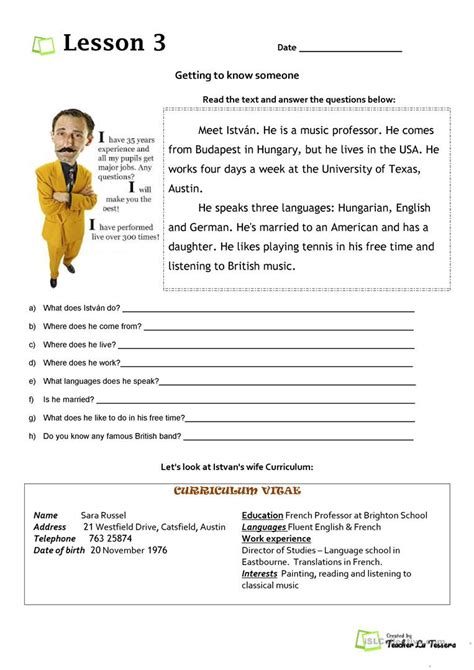 Beginner English Worksheets For Adults