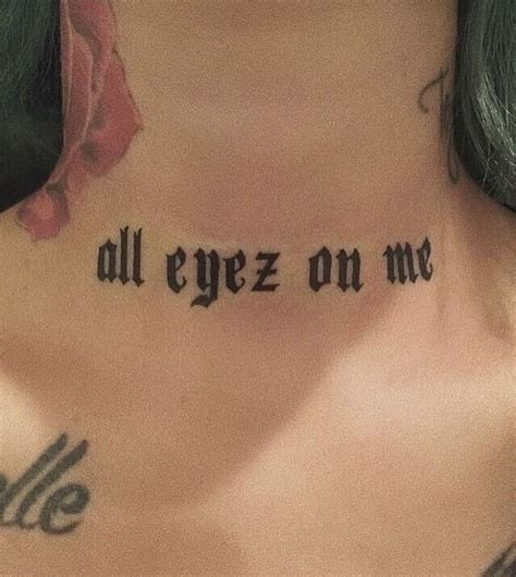 All Eyes On Me Gangsta Tattoos 2pac Tattoos Simplistic Tattoos