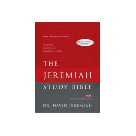 Nkjv The Jeremiah Study Bible Large Print Grand Pharmacy