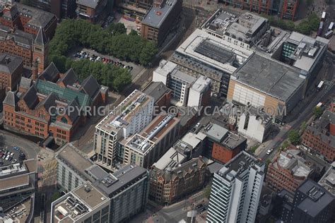 Aerial photography of Aytoun Street Auburn Street Piccadilly,Roby Street Chatham Street and Hope ...