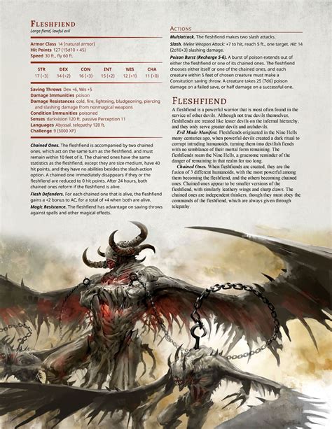 Dnd 5e Homebrew — Dark Arts Players Companion Monsters Part 2 By