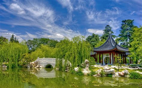 Traditional Chinese Garden Oriental Garden Hd Wallpaper Pxfuel