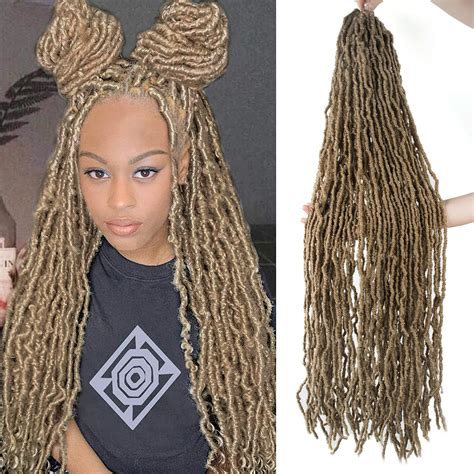 Buy Nu Soft Locs Crochet Hair 36 Inch 4 Packs Pre Looped Faux Locs Crochet Hair For Black Women