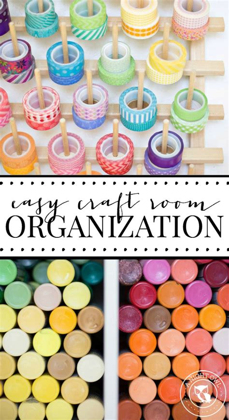 Creating a house in minecraft can be a daunting task, especially for beginners. Easy Craft Room Organization Ideas | A Night Owl Blog