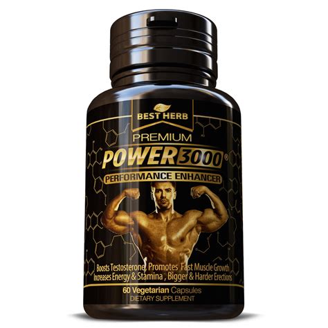Power 3000 Male Performance Enhancer Fast Muscle Growth Testo Boost