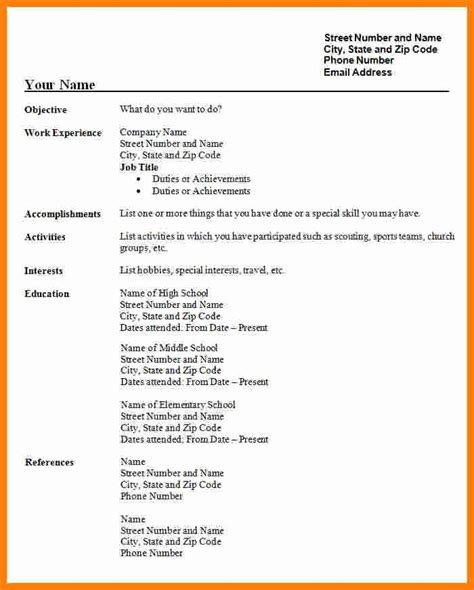 Here is the format you can watch here and also freely download it. Free Resume Templates Pdf Lovely 5 Cv format Pdf Free ...
