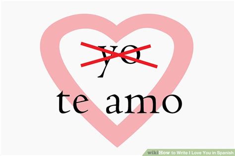How To Write I Love You In Spanish 8 Steps With Pictures