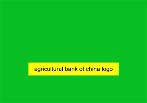 Agricultural Bank Of China Logo