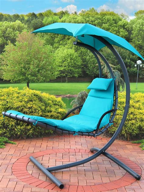 I would love to have one of these! Sunnydaze Floating Chaise Lounge