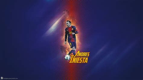Soccer Andrés Iniesta Fc Barcelona Hd Wallpaper Peakpx