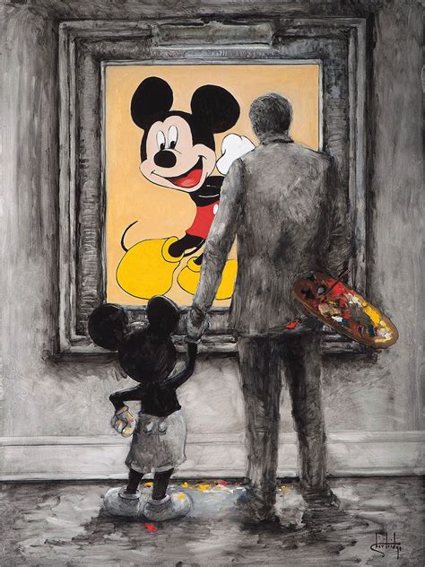 Walt Disney Art Partners Mickey Mouse By Stephen Shortridge