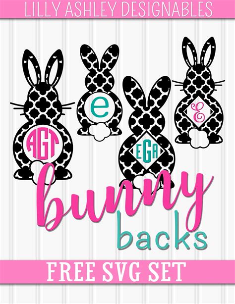 Lilly Ashley: Free Easter SVG Set for Monograms