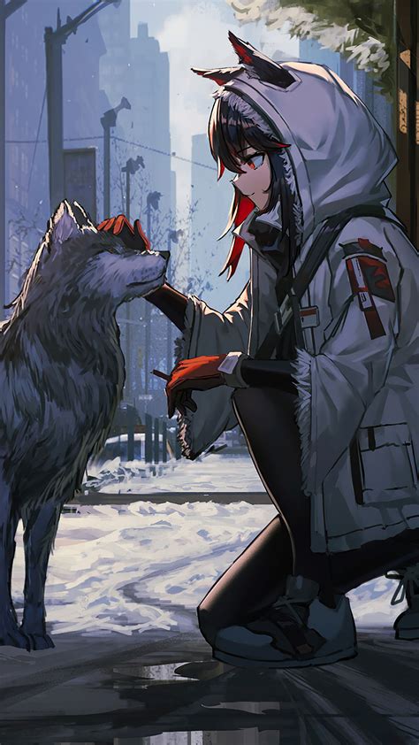 Catgirl Anime Animewallpaper Wallpaper Anime Wolf Gir