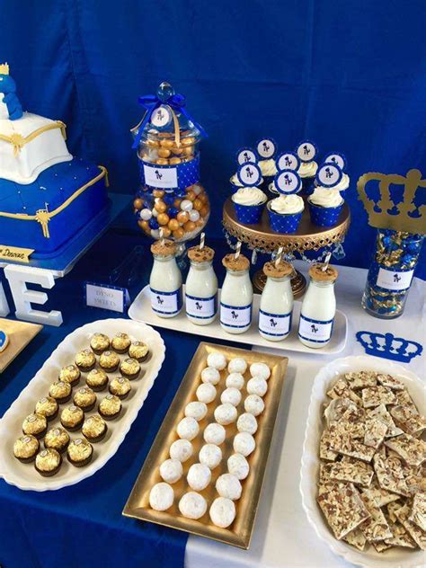 Royalty Blue And Gold Birthday Party Ideas Photo 1 Of 7 Catch My
