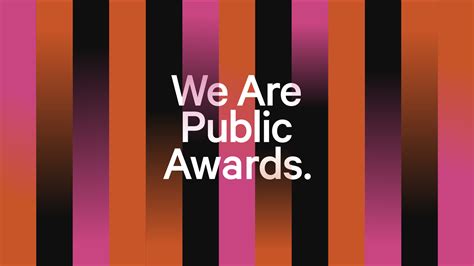 We Are Public Awards We Are Public