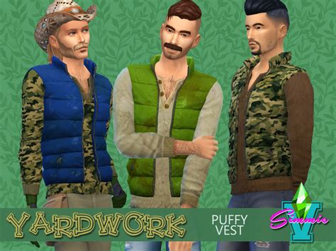 The Sims Resource Simmiev Yardwork Puffy Vest