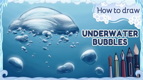 How To Paint Underwater Bubbles Step By Step Art Tutorial Youtube
