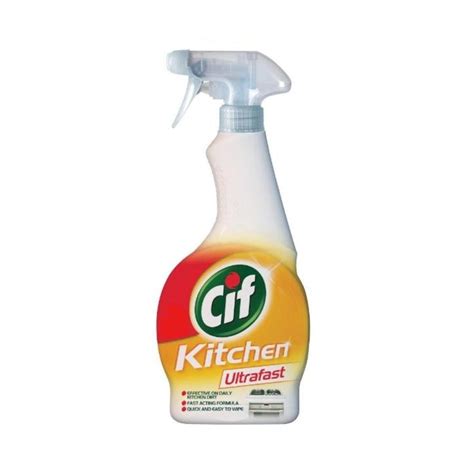 Cif Ultrafast Kitchen Spray 450ml Pack Size 6 X 450ml Product Code 5