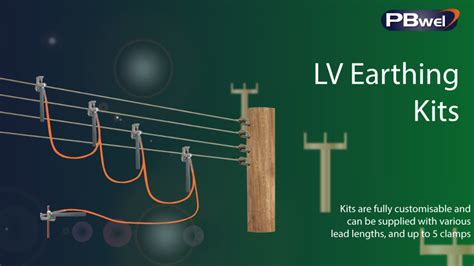 Equipment and conductors that carry high voltage warrant special safety requirements and procedures. Low Voltage Earthing Kits from P&B Weir Electrical Ltd -- PBwel- Portable Earthing Equipment