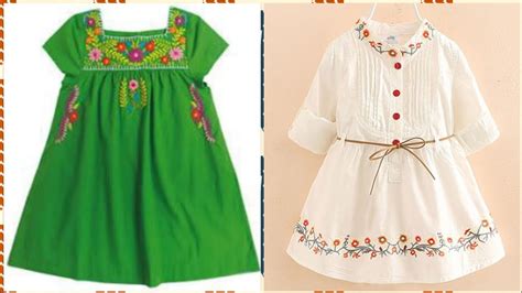 Linen Baby Dresses Hand Embroidered Organic Toddler Flowers Baby Kids