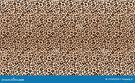 Leopard Print Pattern Seamless Pattern Of Leopard Skin Fashionable Cheetah Fur Texture
