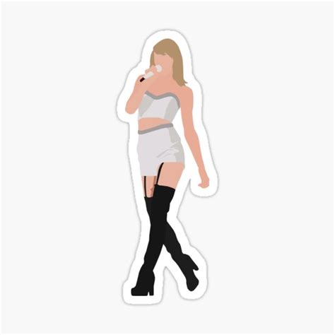Taylor Swift Sticker For Sale By Isaactgeo Redbubble