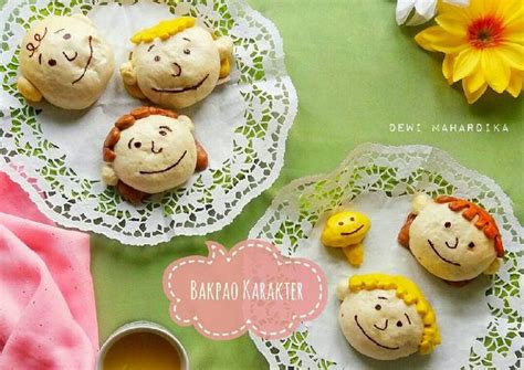 Resep onigiri isi salmon yang mudah dibuat dan praktis, mau coba buat? Resep Bakpao Karakter oleh Dewi Mahardika - Cookpad
